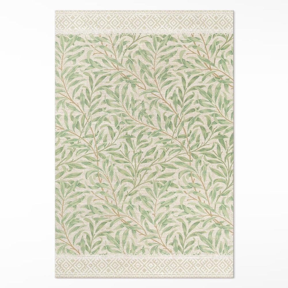 Dywan winylowy Vintage ilustracja liści William Morris