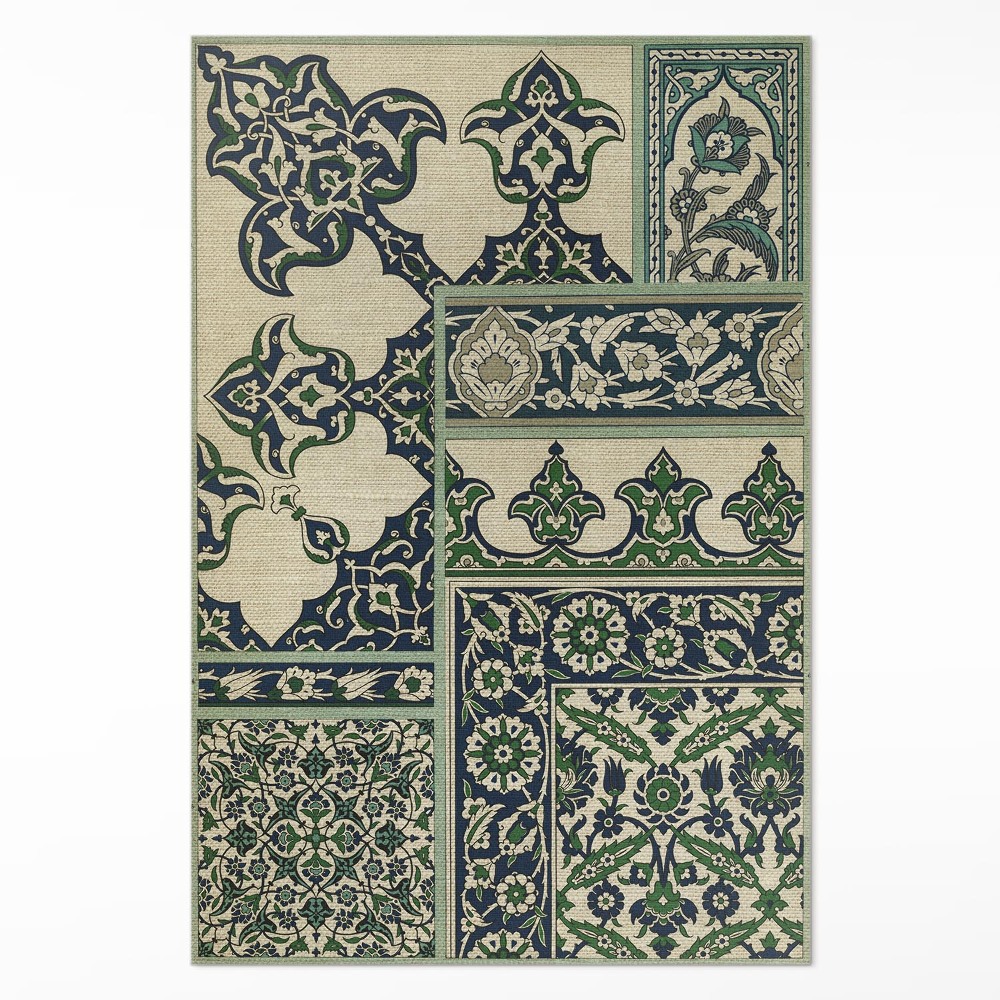 Dywan winylowy Wzornictwo dekoracyjne Alberta Racineta