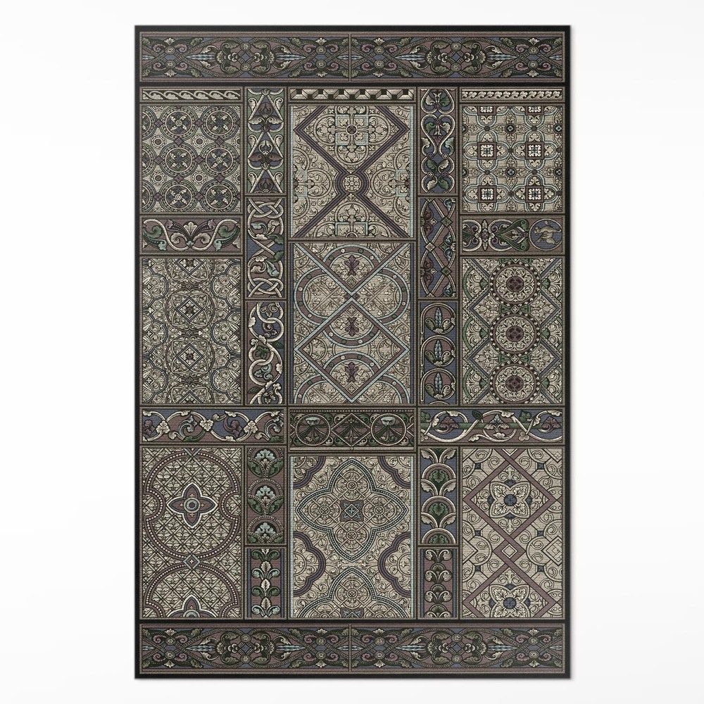 Dywan winylowy Średniowiecze Albert Racinet