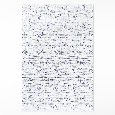 Dywan winylowy Ptaki delikatny wzór regularny boho