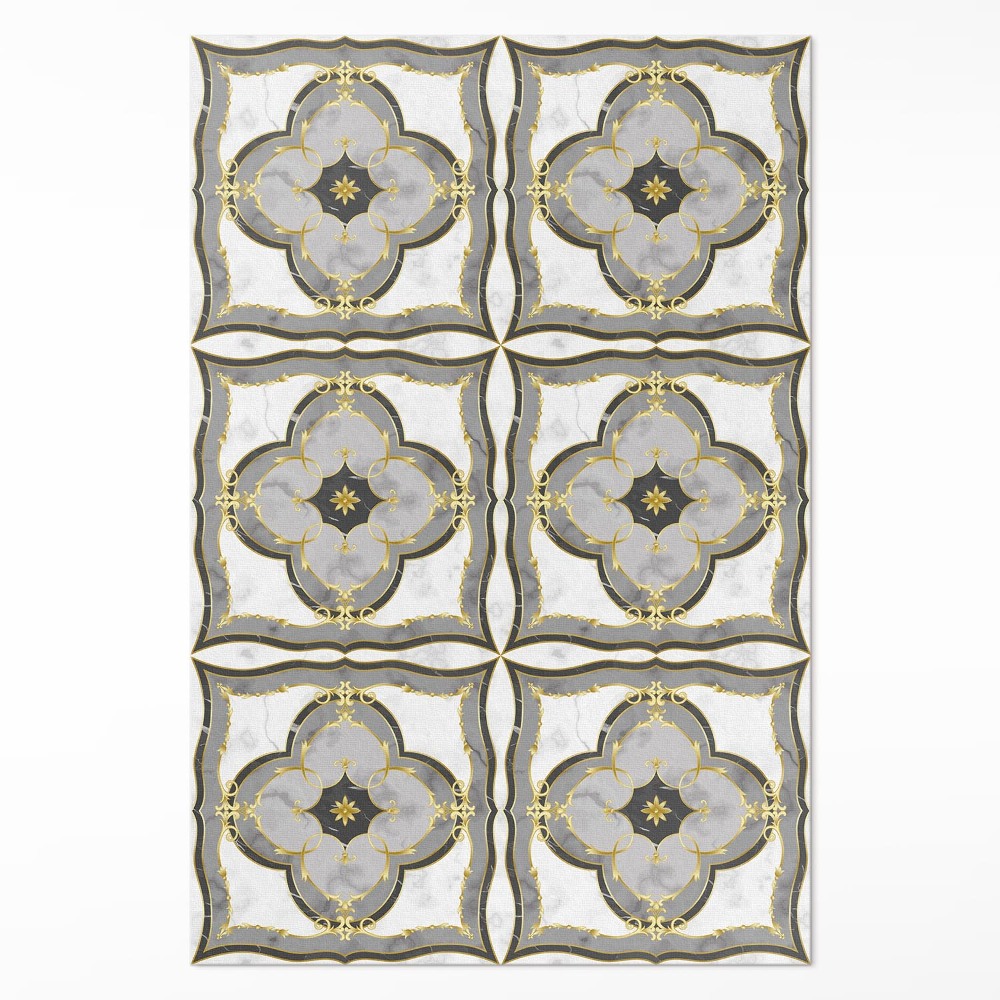 Dywan winylowy Ozdobne kafelki wzorzyste płytki