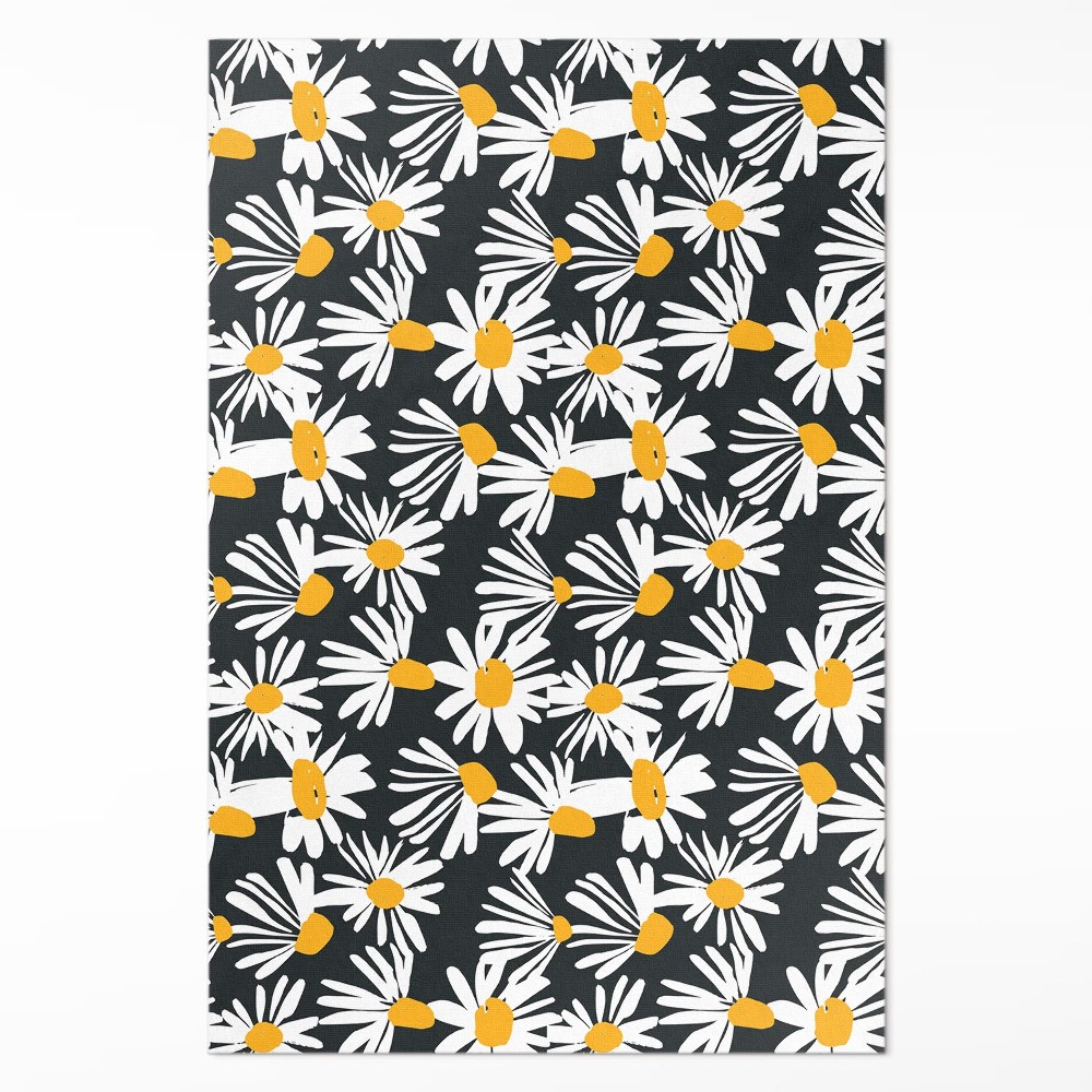 Dywan winylowy Malowane stokrotki polne kwiatki