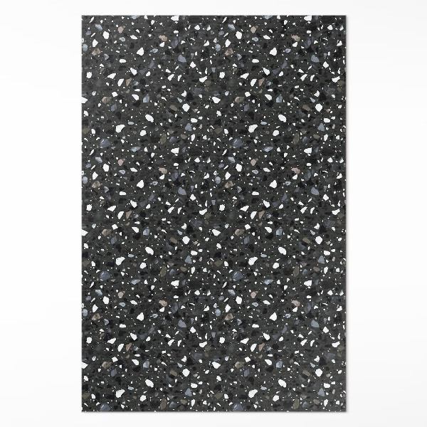 Dywan winylowy Gres ciemny kamień ozdobny