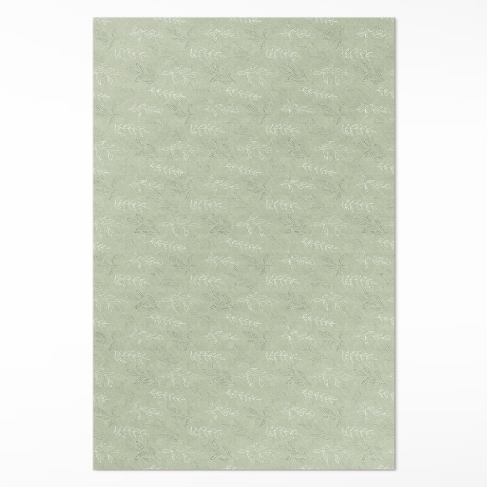 Dywan winylowy Subtelne gałązki listki w stylu boho