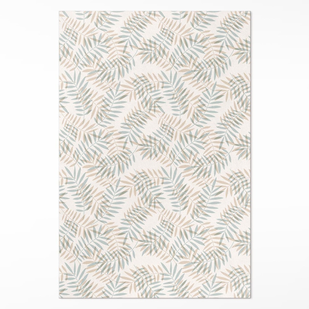 Dywan winylowy Delikatne liście tropikalne wzór boho