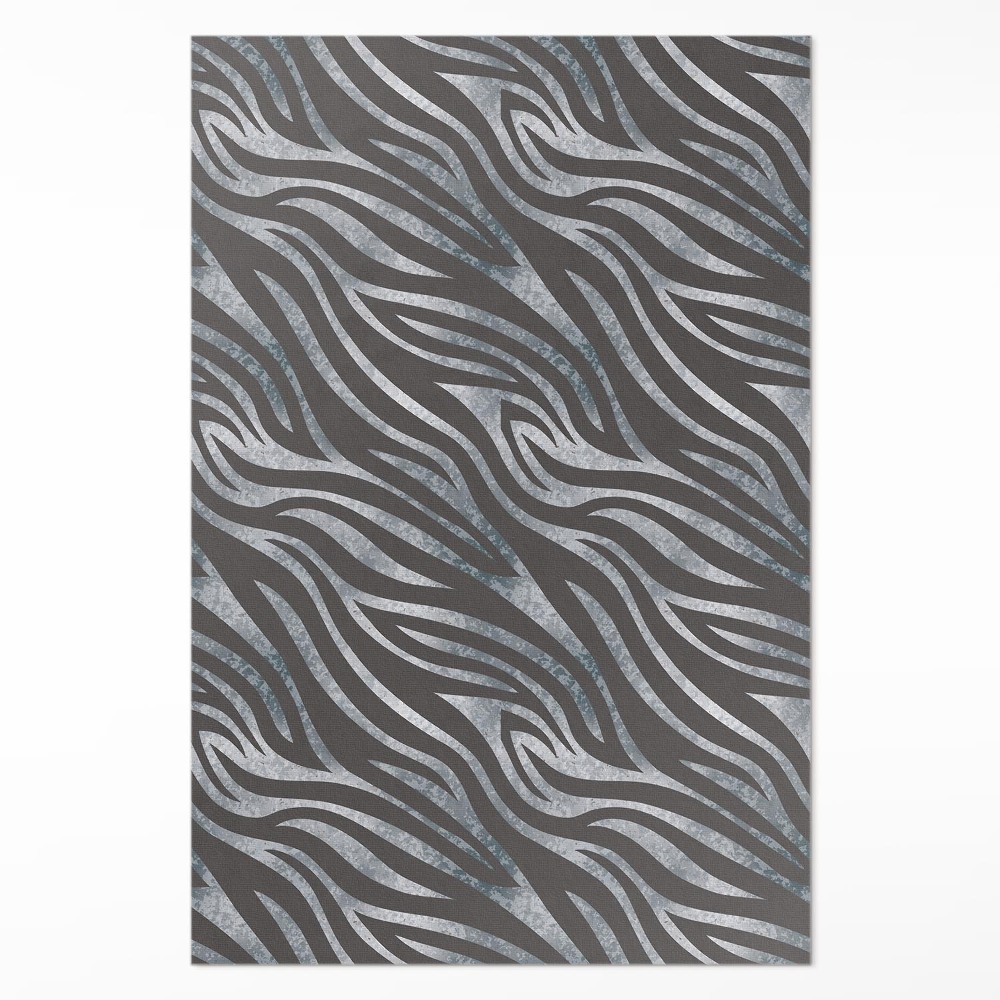 Dywan winylowy Wzór zebry nieregularne paski