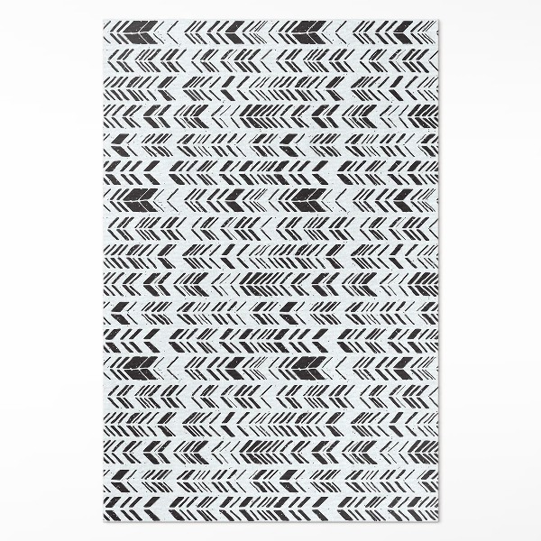 Dywan winylowy Indiańskie wzornictwo pióra i strzałki boho