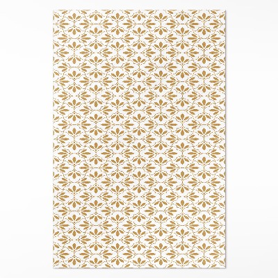 Dywan winylowy Dekoracyjne listki wzór regularny