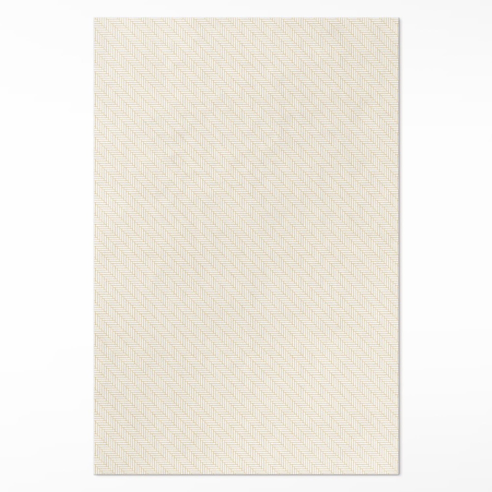 Dywan winylowy Drobny parkiet minimalistyczna jodełka