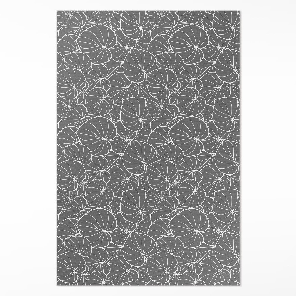 Dywan winylowy Linearne liście wzornictwo boho