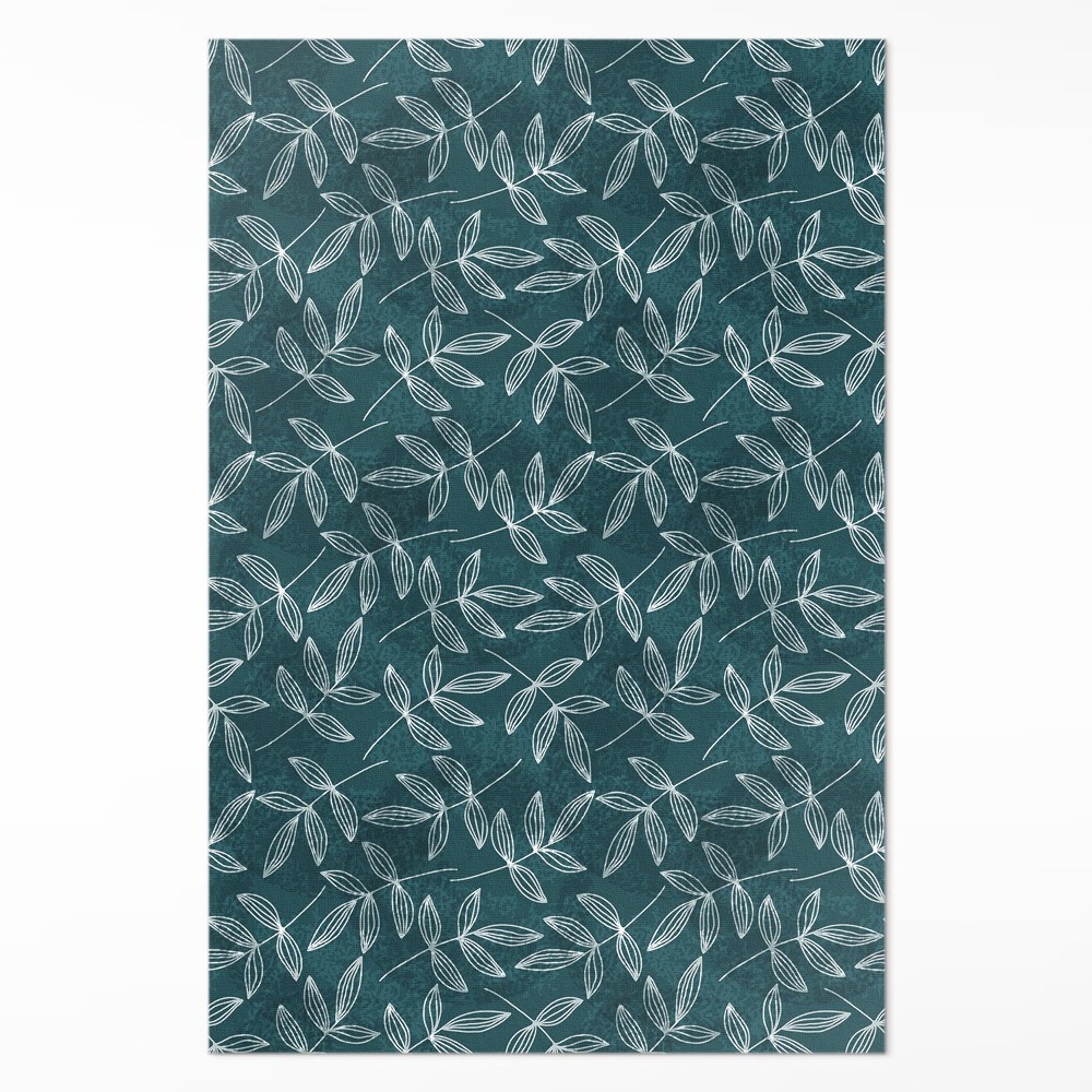 Dywan winylowy Minimalistyczne gałązki z liśćmi boho