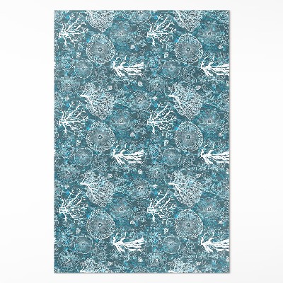 Dywan winylowy Wzór inspirowany morską florą i fauną