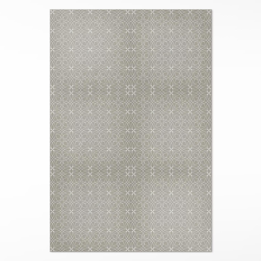 Dywan winylowy Drobne wzornictwo plecionka okręgów