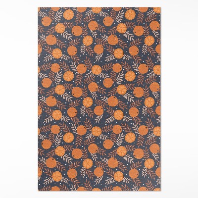 Dywan winylowy Ilustracja pomarańcze i liście