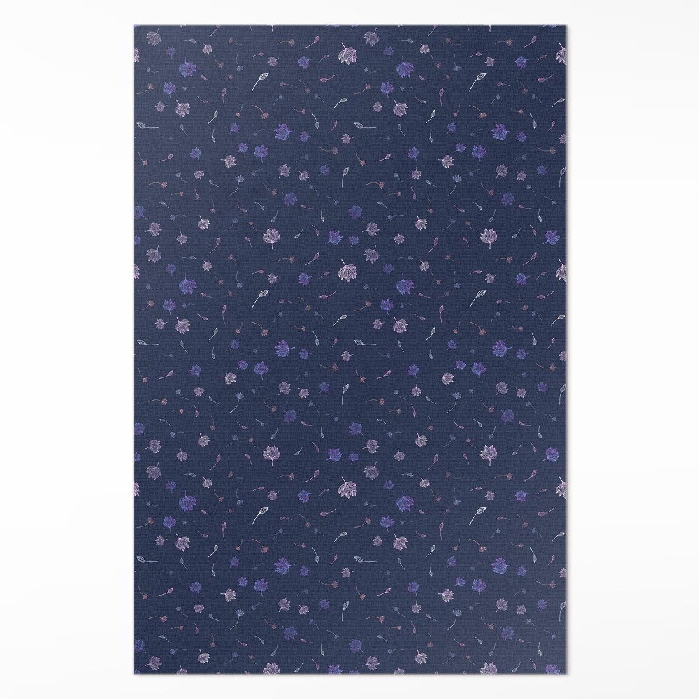 Dywan winylowy Drobne polne kwiaty boho