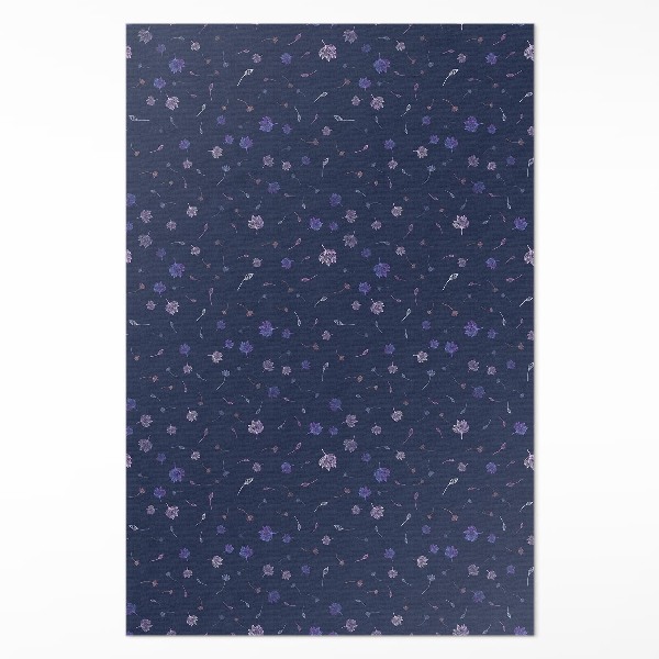 Dywan winylowy Drobne polne kwiaty boho