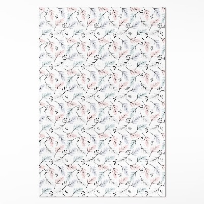 Dywan winylowy Pastelowe subtelne rośliny w stylu boho