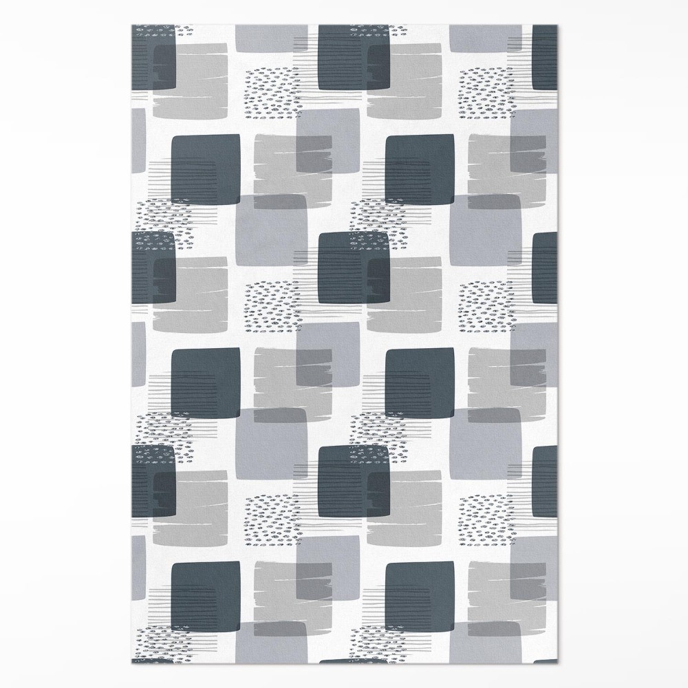 Dywan winylowy Malowane kwadraty retro