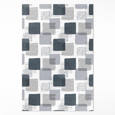 Dywan winylowy Malowane kwadraty retro