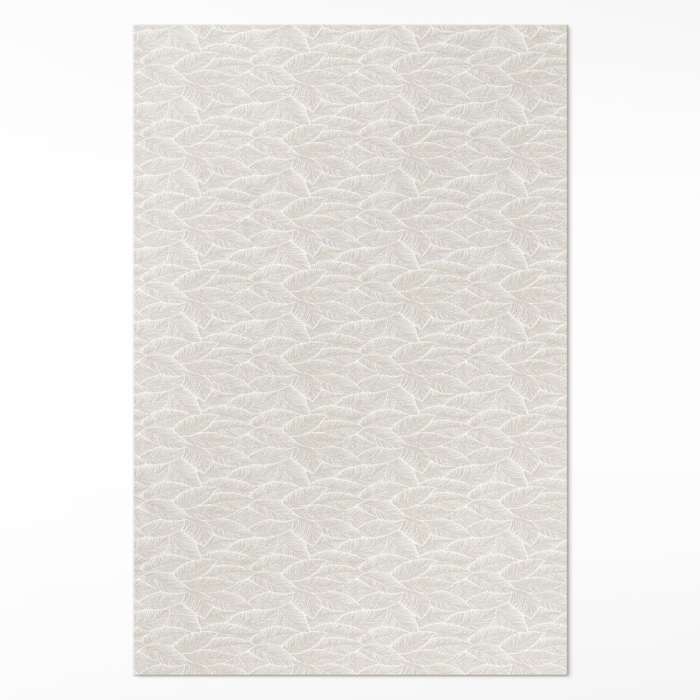 Dywan winylowy Drobne listki styl boho delikatny