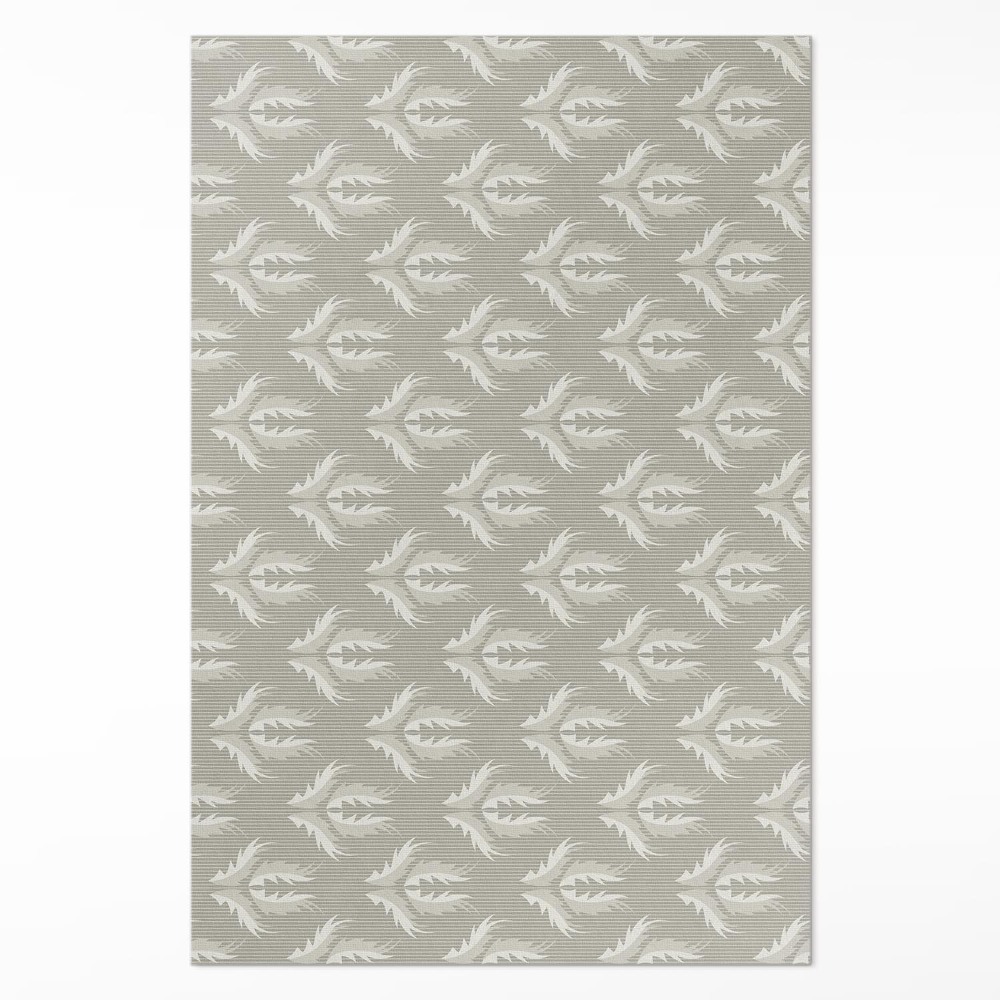 Dywan winylowy ornament roślinne regularny wzór