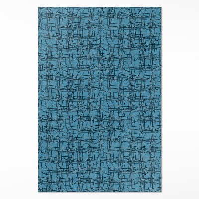 Dywan winylowy Wzór tkaniny nieregularne nitki materiału