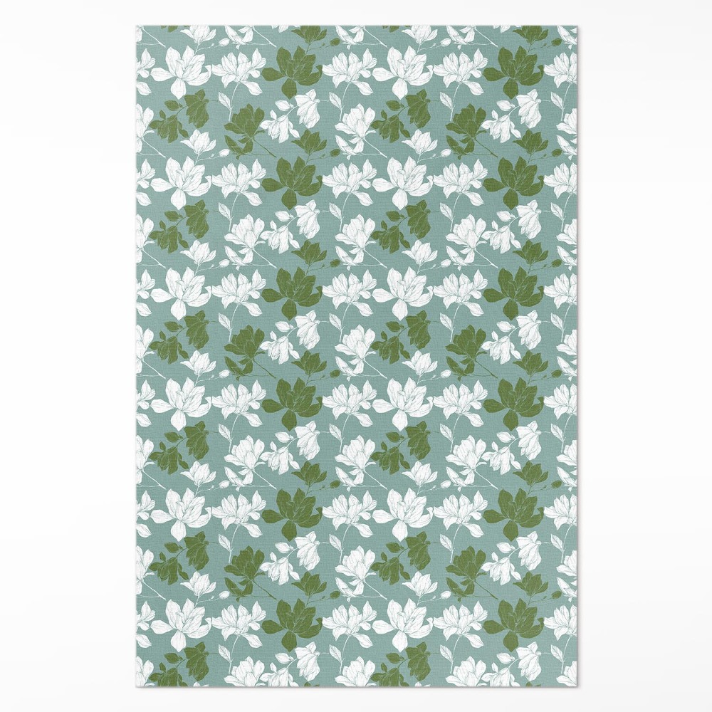 Dywan winylowy Subtelne kwiaty wzór florystyczny