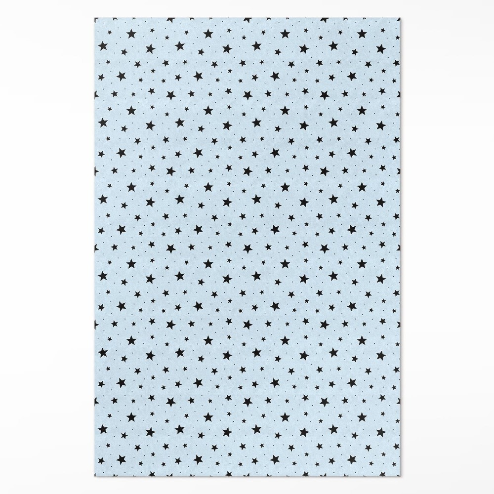 Dywan winylowy Czarne drobne gwiazdki kosmos