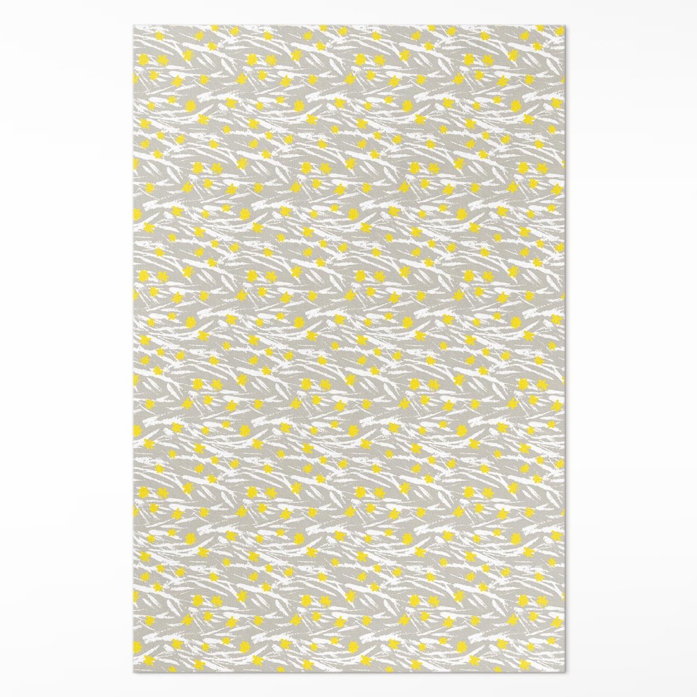 Dywan winylowy Polna łąka drobne kwiatki boho