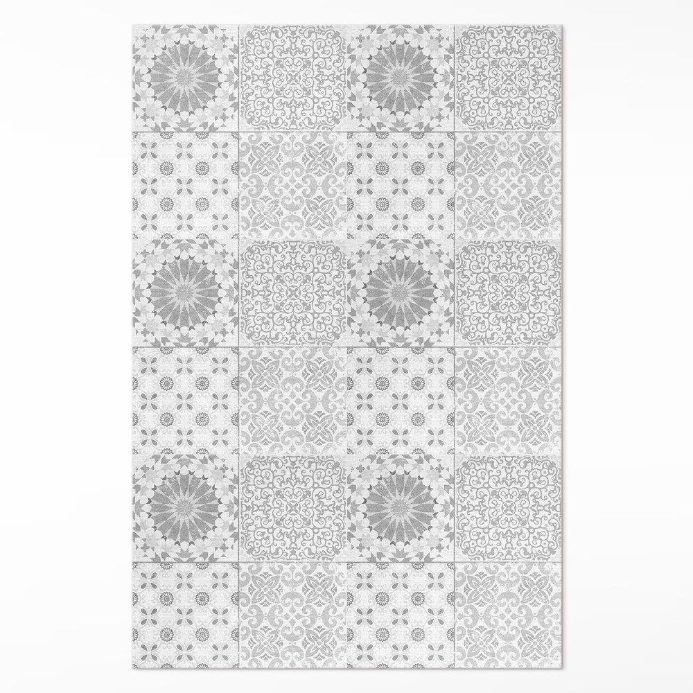 Dywan winylowy Ornamentalne płytki modna mozaika