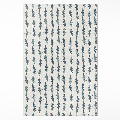 Dywan winylowy Drobne listki wzór dekoracyjny boho