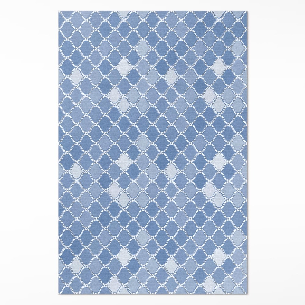 Dywan winylowy Śródziemnomorska mozaika delikatne kafelki