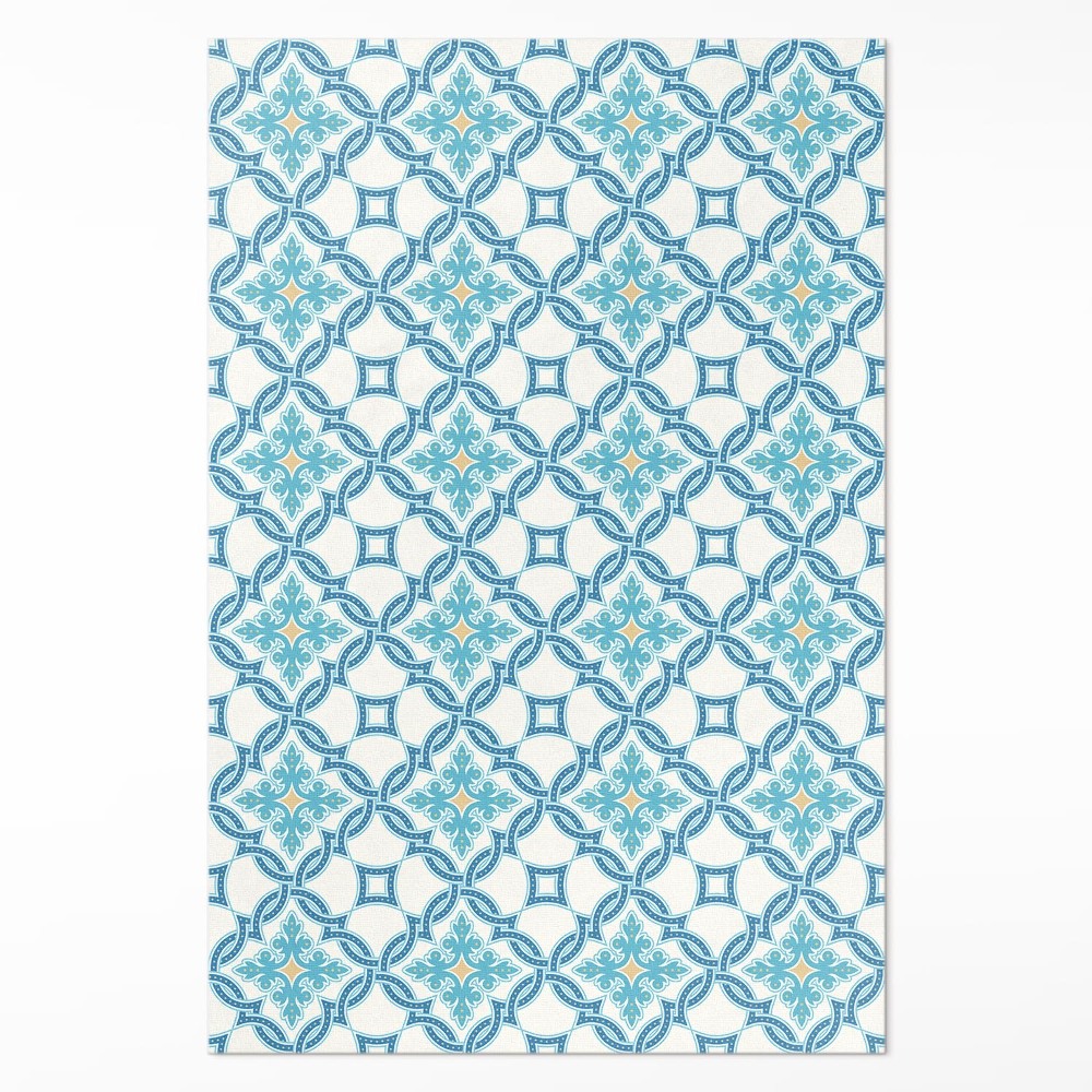 Dywan winylowy Łańcuchowe sploty ozdobne kafelki