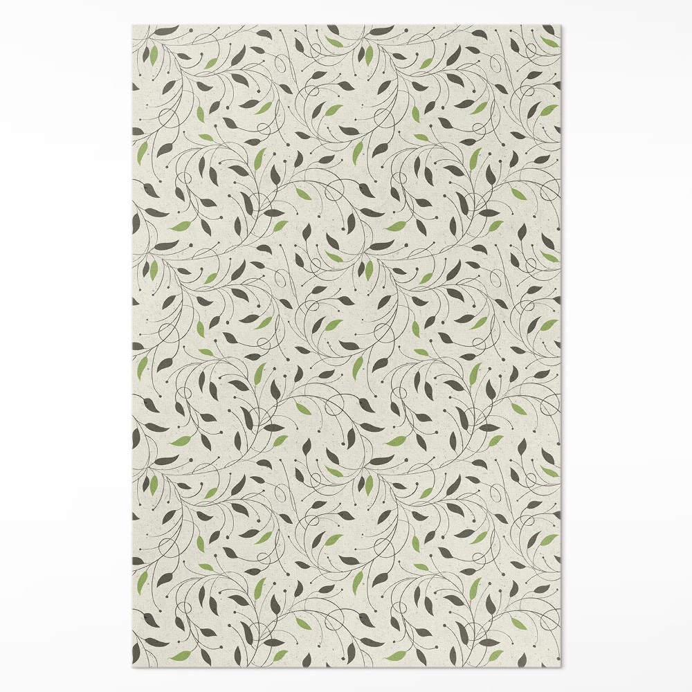 Dywan winylowy Drobne listki subtelne pnącza