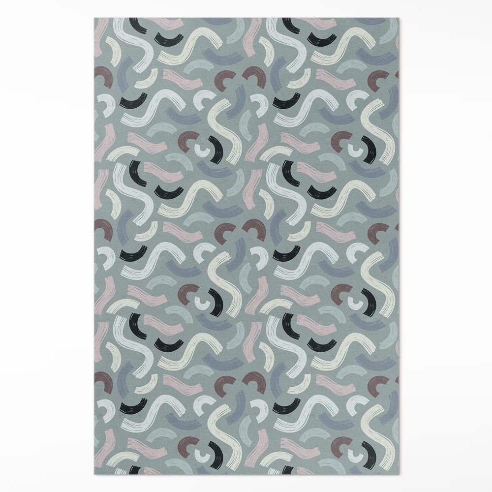 Dywan winylowy Abstrakcyjne retro linie