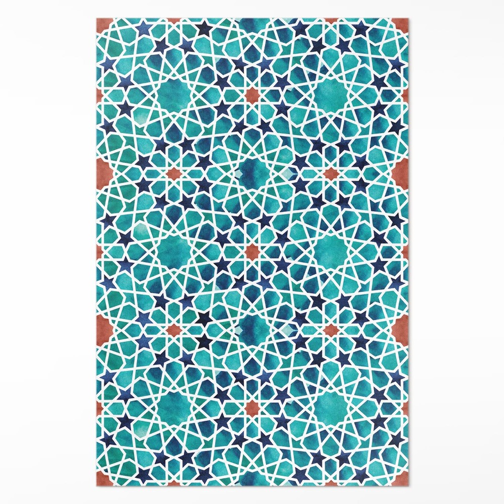 Dywan winylowy Piękna mozaika z gwiazdkami