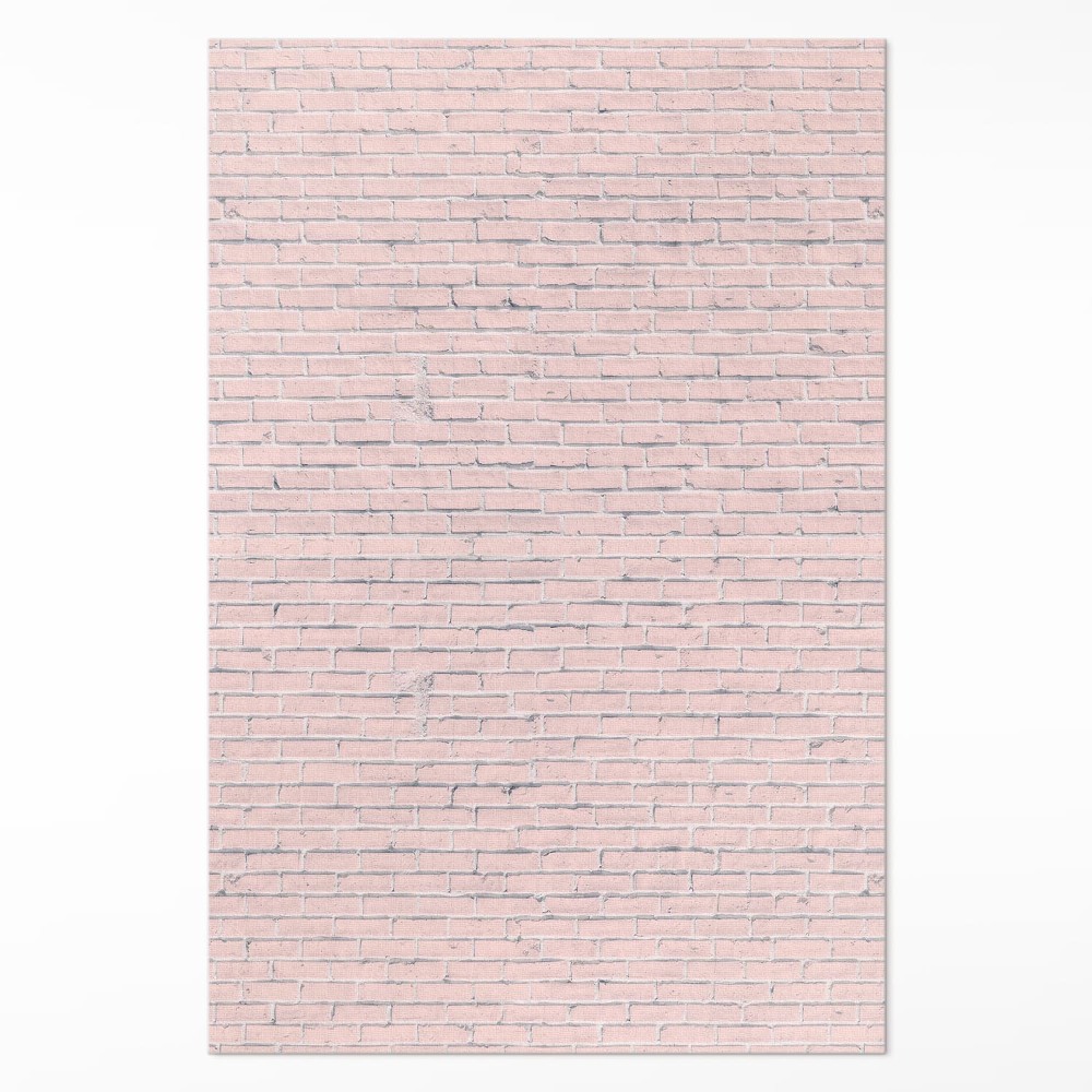 Dywan winylowy Drobna pastelowa cegiełka ściana