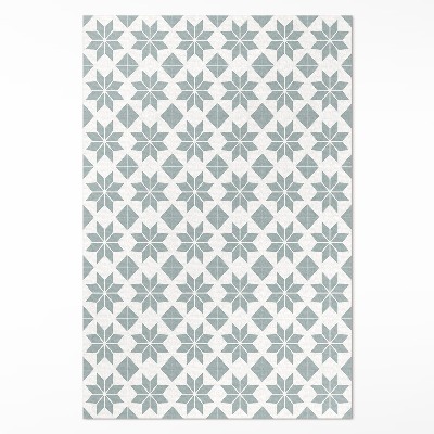 Dywan winylowy Dekoracyjne gwiazdki małe kafelki