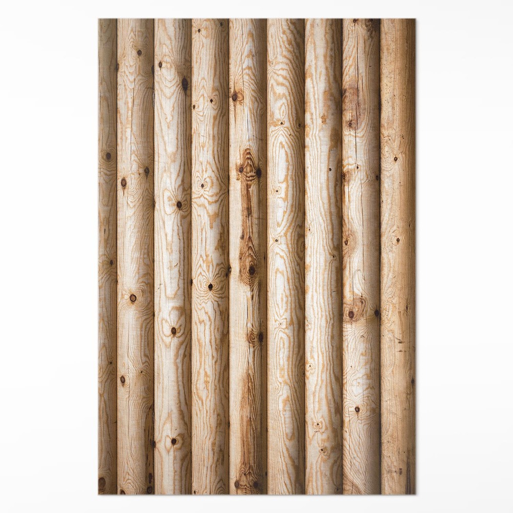 Dywan winylowy Deski z sękami drewniane belki