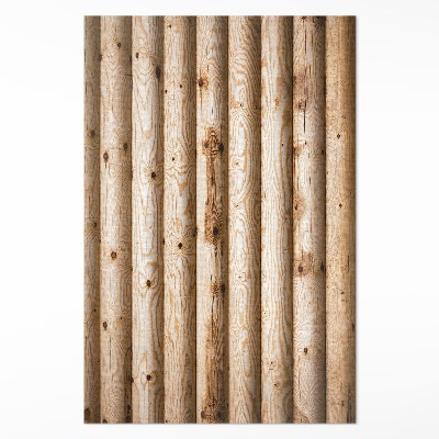 Dywan winylowy Deski z sękami drewniane belki