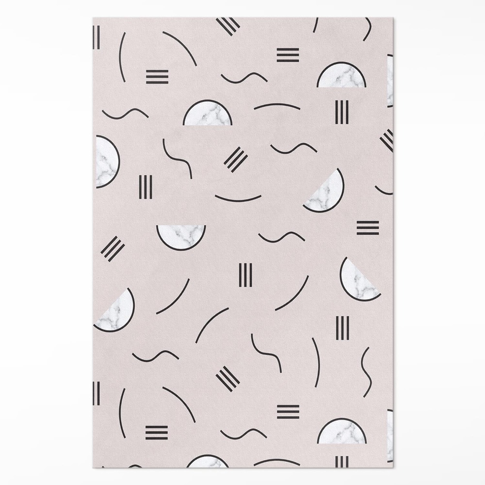 Dywan winylowy Abstrakcyjne kształty styl boho