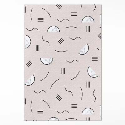 Dywan winylowy Abstrakcyjne kształty styl boho