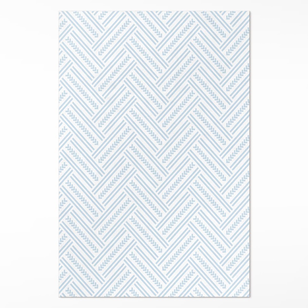 Dywan winylowy Nowoczesna jodełka modny wzór