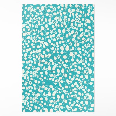 Dywan winylowy Kompozycja dzikich kwiatów i liści