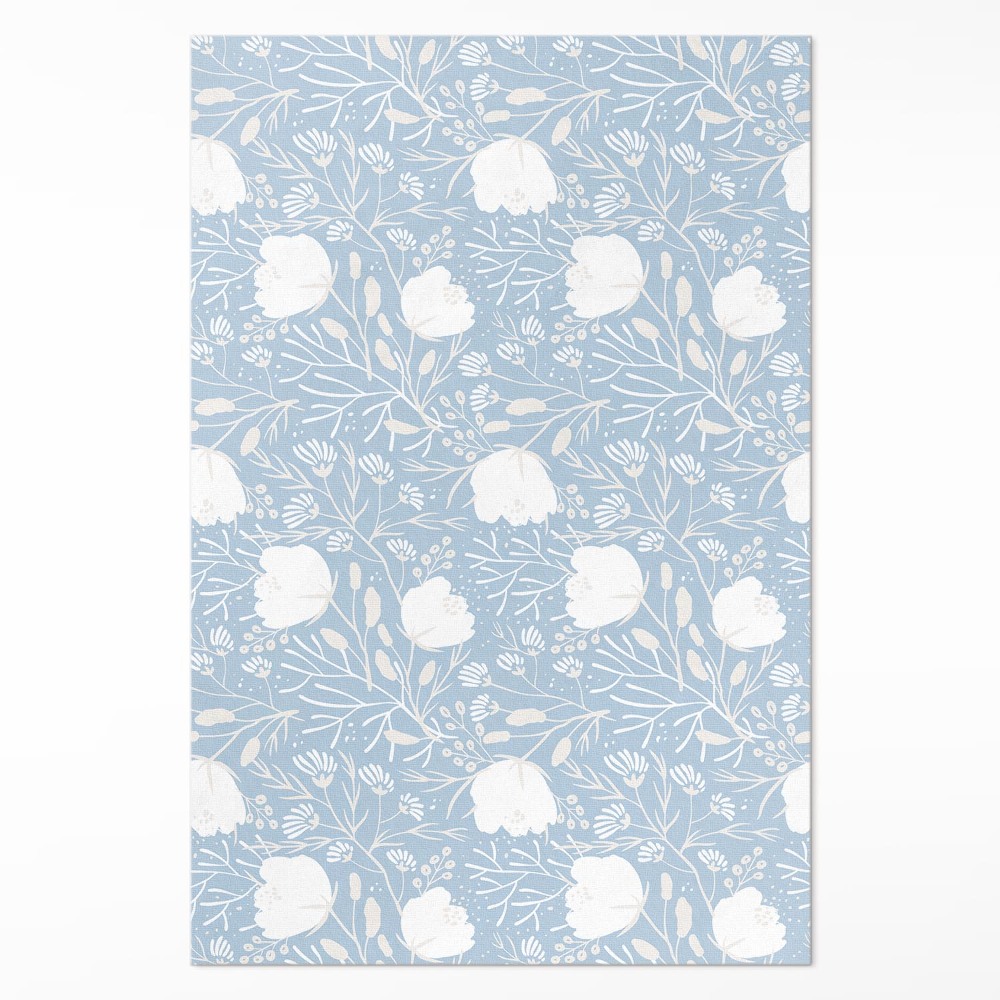 Dywan winylowy Piękne kwiaty na pastelowym tle