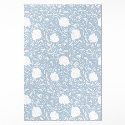 Dywan winylowy Piękne kwiaty na pastelowym tle