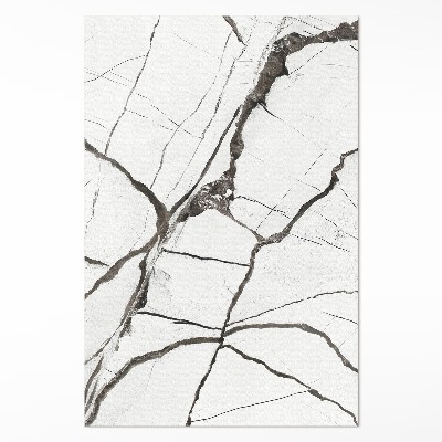 Dywan winylowy Jasny popękany kamień marmur