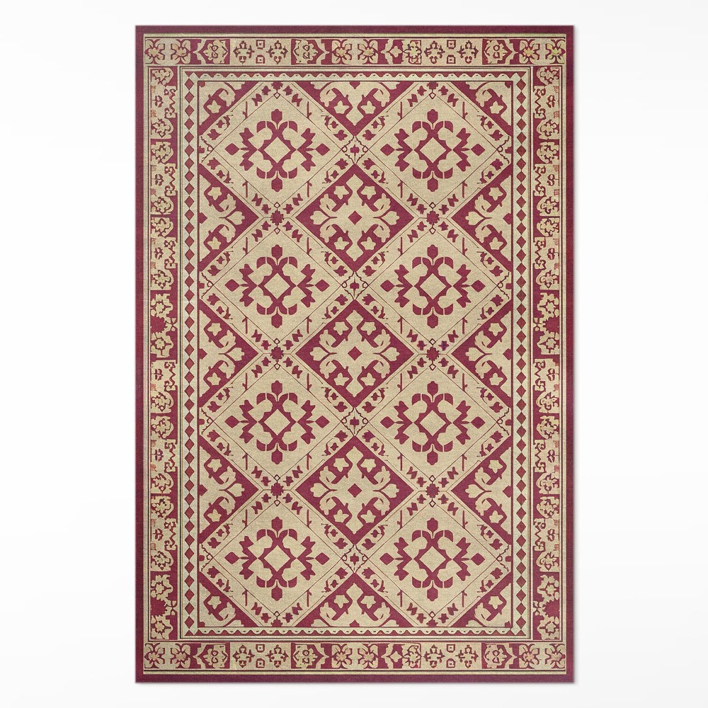 Dywan winylowy Regularny wzór w starym stylu vintage