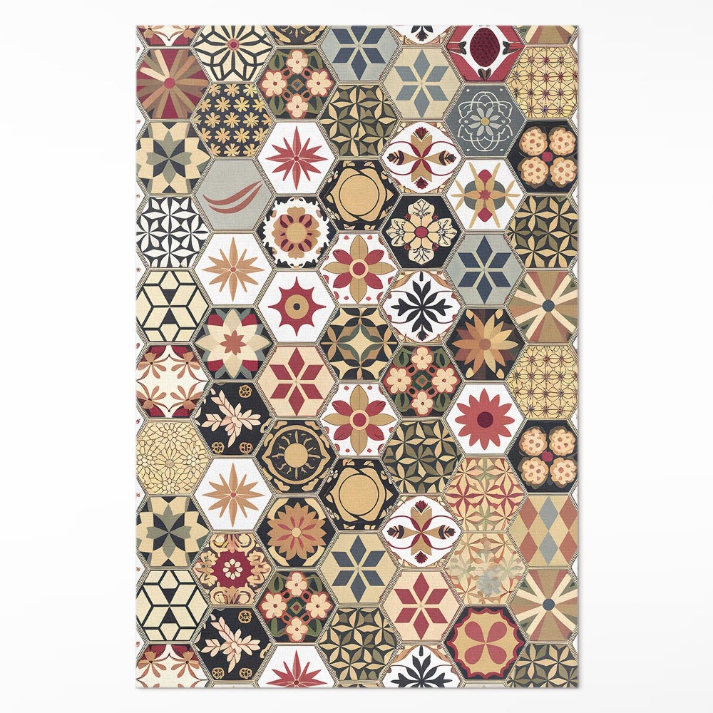 Dywan winylowy Dekoracyjna mozaika vintage