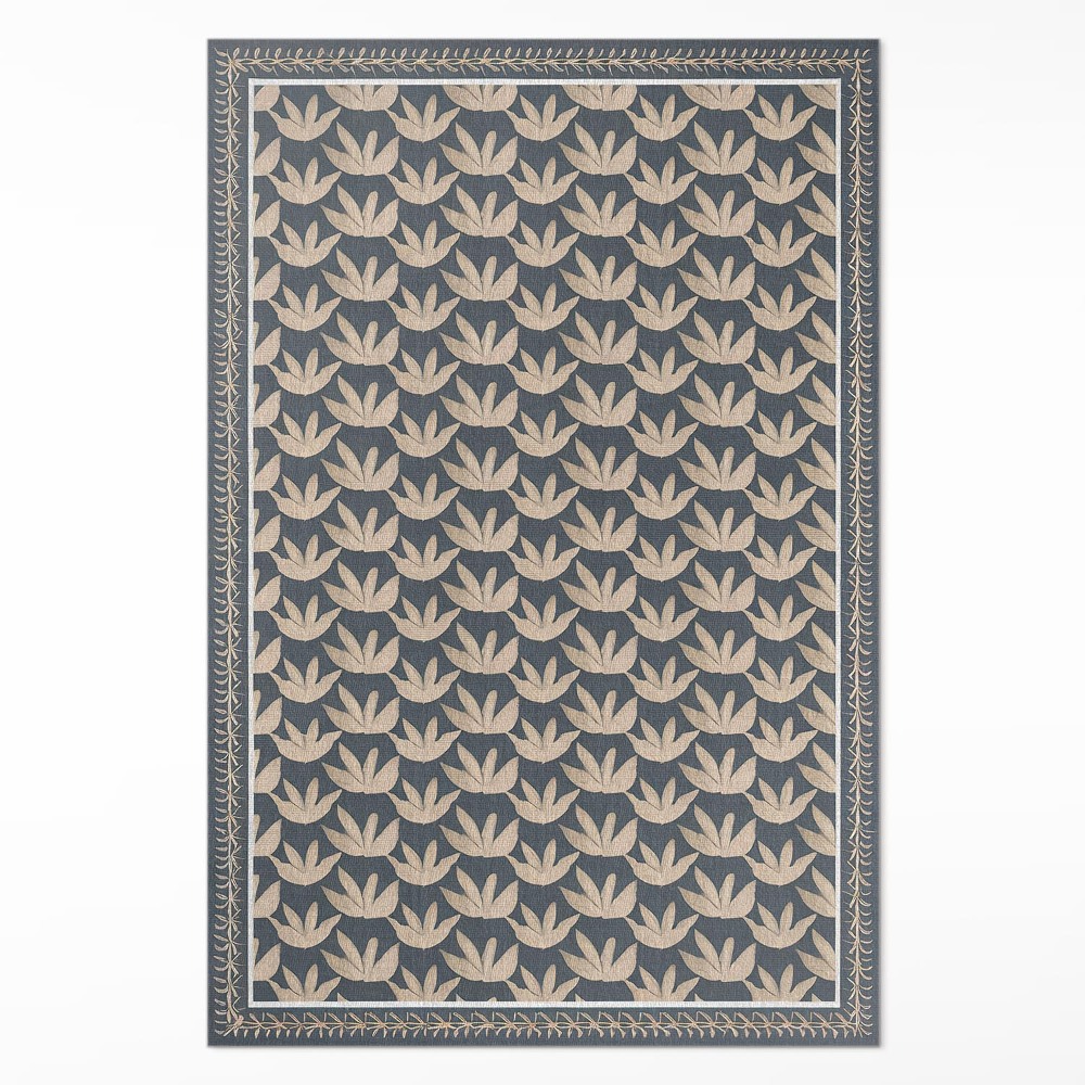 Dywan winylowy Powtarzający się ornament roślinny vintage